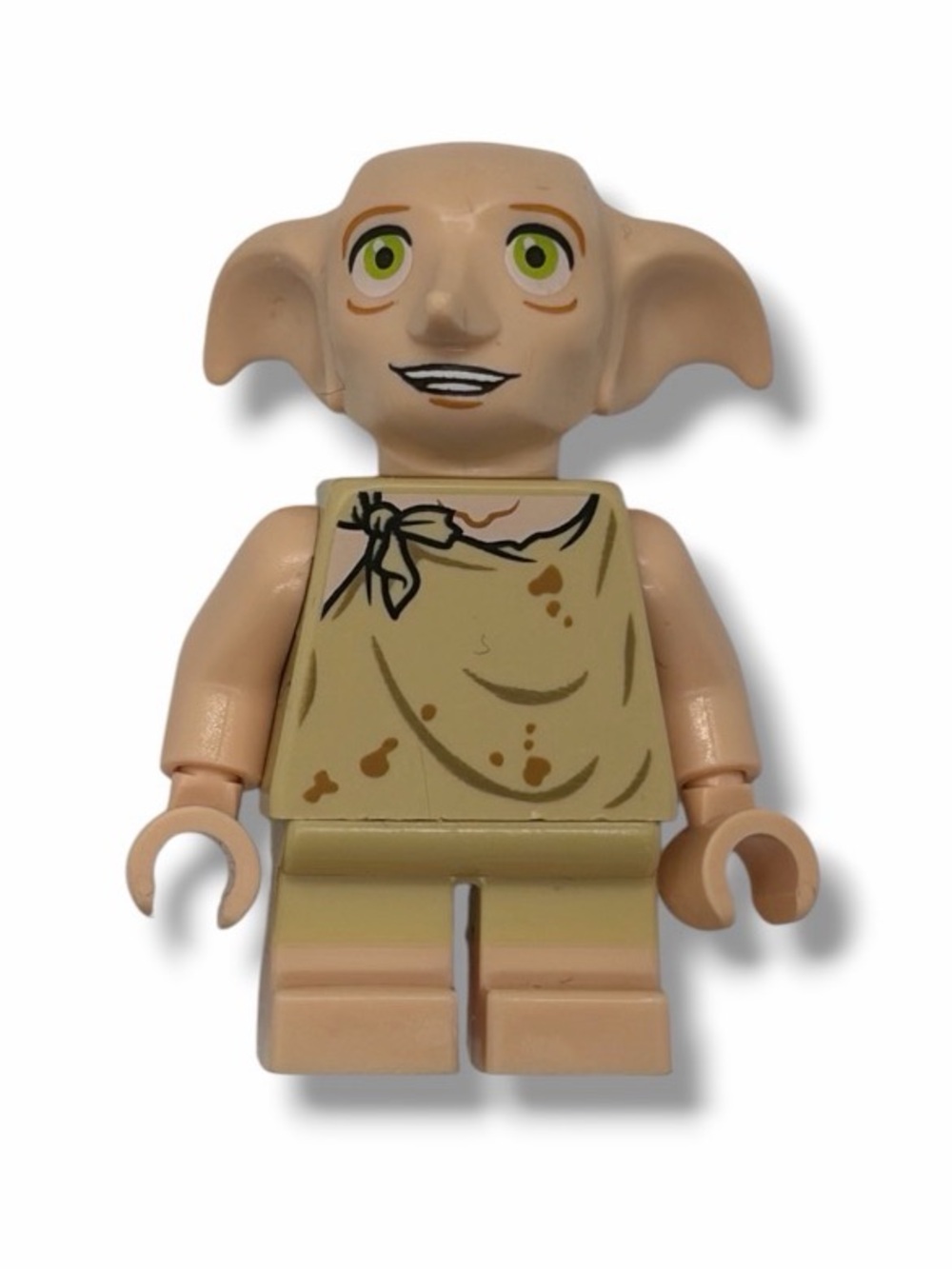 Lego Harry Potter Dobby The House Elf Minifigure Open Mouth Smile